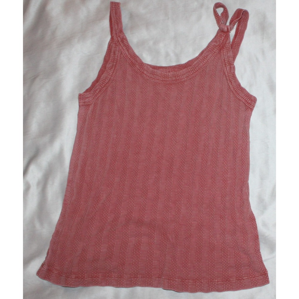 Universal thread Women's Tank top Slim Fit Pullover Scoop neck Red Size M